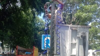 Lampu Hias di Stabat Padam, Kadishub: Banyak Kabel Putus Dipotong